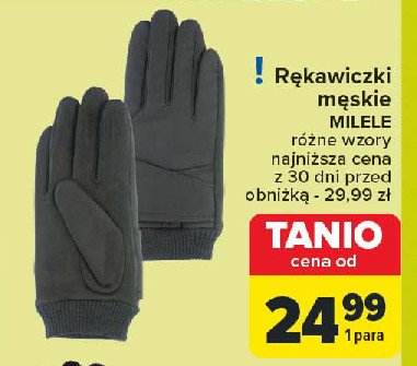 Rękawiczki męskie Milele promocja