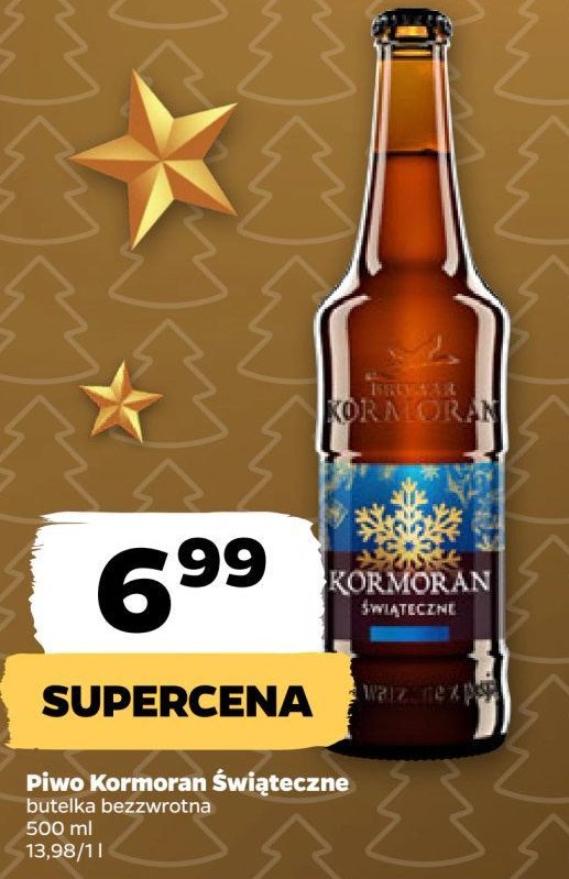 Piwo Kormoran świąteczne promocja w Netto