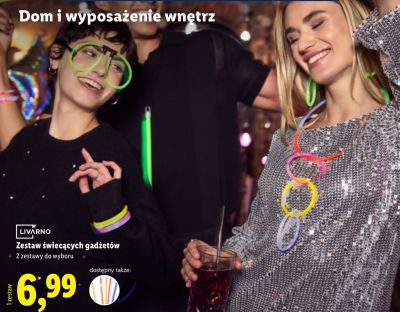 Zestaw świecących gadżetów  promocja w Lidl