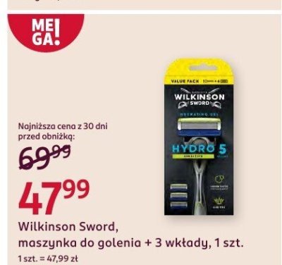 Maszynka do golenia promocja w Rossmann