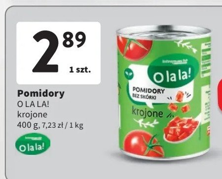 Pomidory krojone O la la! promocja