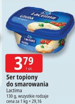 Ser topiony do smarowania Lactima promocja w Leclerc