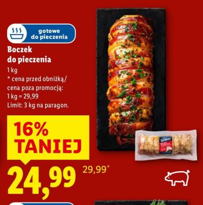 Boczek do pieczenia promocja w Lidl
