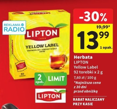 Herbata promocja w Intermarche