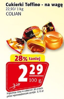 Cukierki Toffino - na wagę promocja w Prim Market
