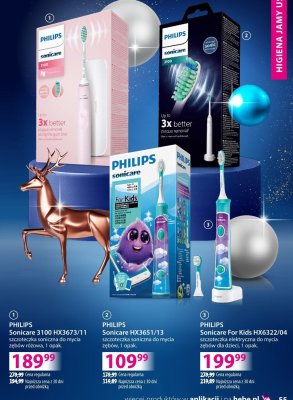 Szczoteczka elektryczna PHILIPS Sonicare HX3651/13 promocja w Hebe