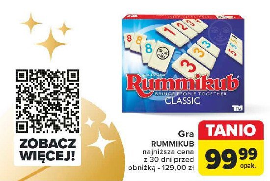 Gra rummikub Tm toys promocja w Carrefour