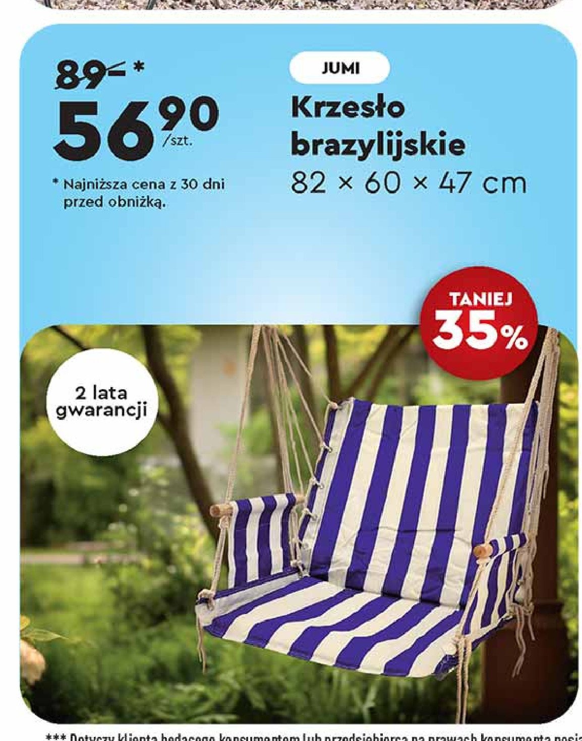 Krzesło brazylijskie z frędzlami Jumi promocja