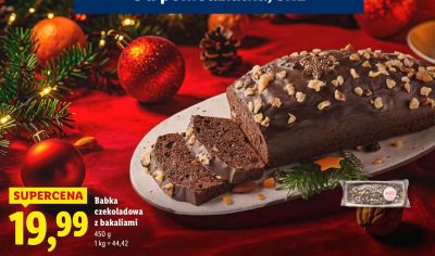 Babka czekoladowa z bakaliami promocja w Lidl