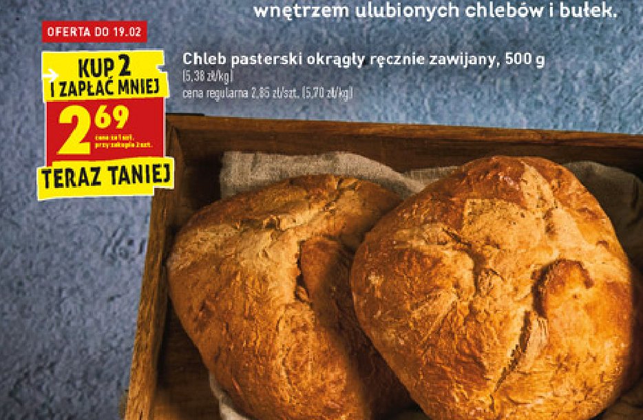 Chleb pasterski okrągły promocja