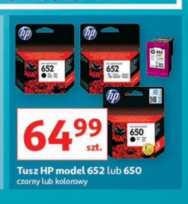 Tusz 650 czarny Hp promocja