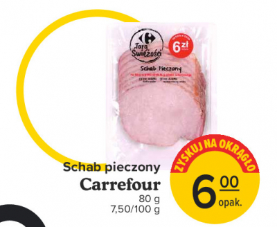 Schab pieczony Carrefour promocja