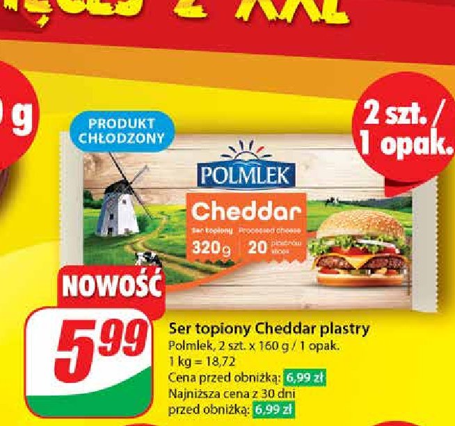 Ser topiony cheddar Polmlek promocja