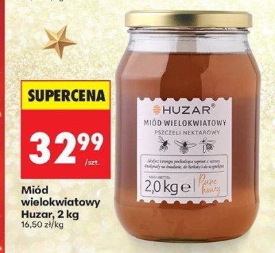 Miód wielokwiatowy 2 kg promocja w Biedronka