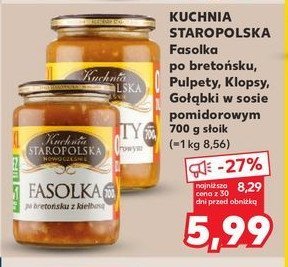 Klopsy w sosie pomidorowym Kuchnia staropolska promocja