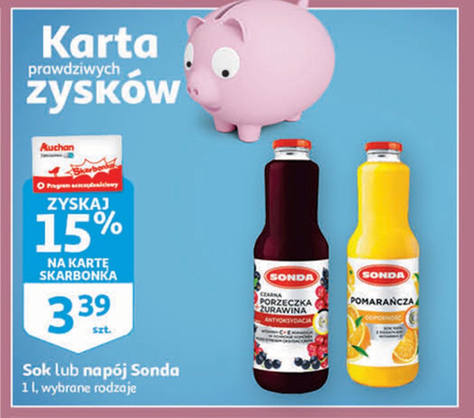 Sok pomara艅czowy Sonda promocja