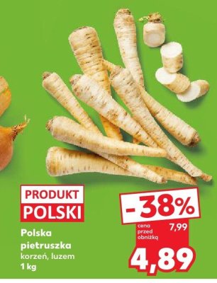 Pietruszka korzeń, luzem promocja w Kaufland