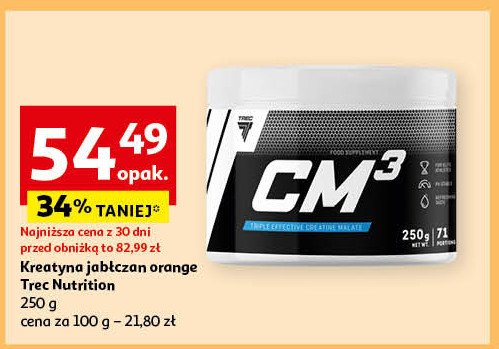 Kreatyna cm3 pomarańczowa Trec nutrition promocja