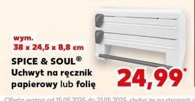 Uchwyt na folię Spice&soul promocja w Kaufland