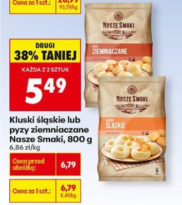 Kluski śląskie 800 g promocja w Biedronka