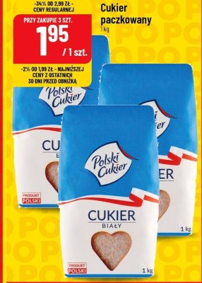 Cukier paczkowany promocja w POLOmarket