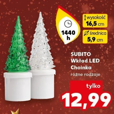 Wkład LED Choinka 1440 h promocja w Kaufland
