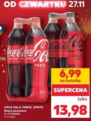 Napój gazowany 2 x 2 l promocja w Kaufland