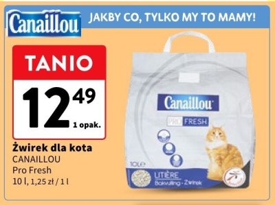 Żwirek dla kota Canaillou Pro Fresh promocja w Intermarche