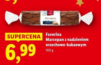 Marcepan z nadzieniem orzechowo-kakaowym promocja w Lidl