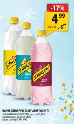 Napój Schweppes Wild Berry 850ml promocja w Arhelan