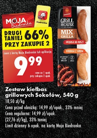 Mix grillowy Sokołów grill house promocja