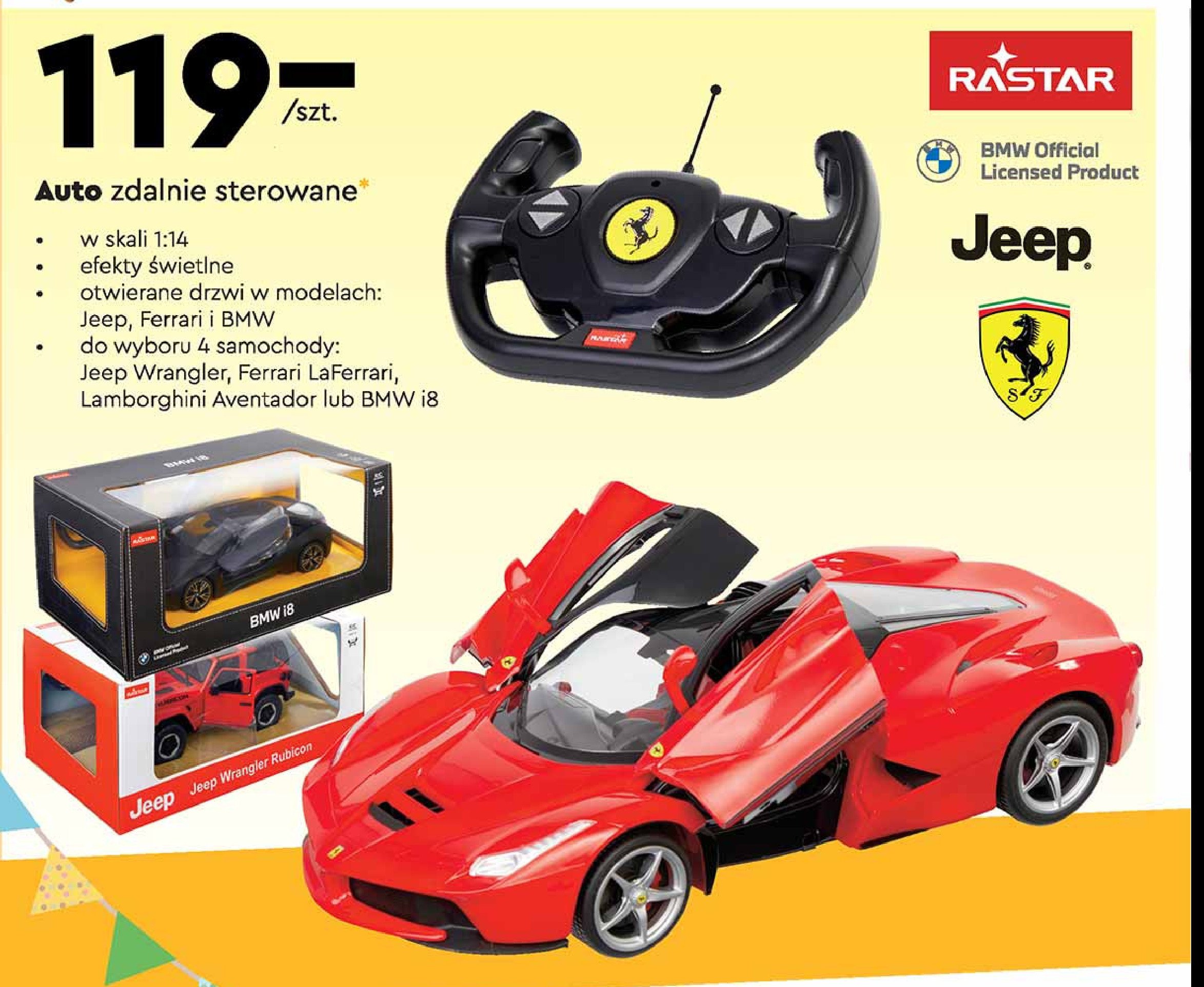 Jeep wrangler 1:14 Rastar promocja