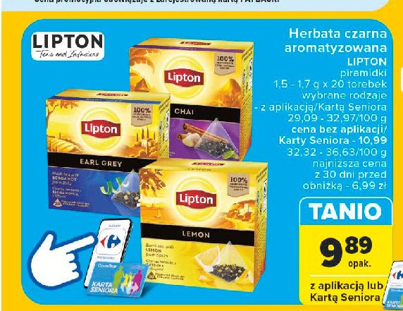 Herbata LIPTON INDIAN CHAI promocja