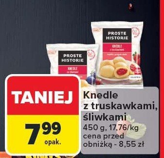 Knedle z truskawkami, śliwkami Proste Historie promocja w Carrefour