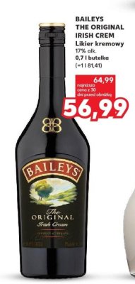 Likier kremowy The Original Irish Cream 0,7 l promocja w Kaufland