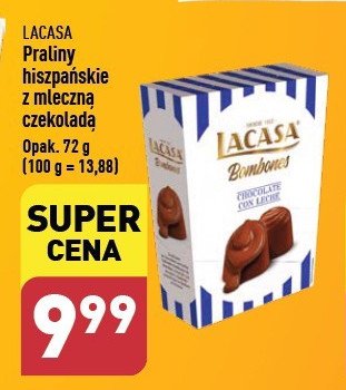 Praliny hiszpańskie z mleczną czekoladą LACASA promocja