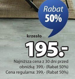 Krzes艂o promocja w Jysk
