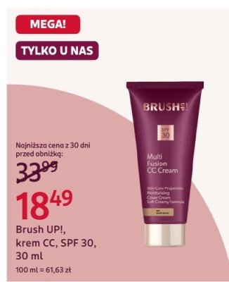 Krem CC, SPF 30 promocja w Rossmann