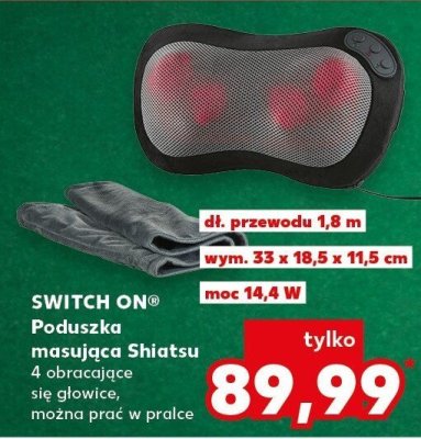 Poduszka masująca Shiatsu  promocja w Kaufland