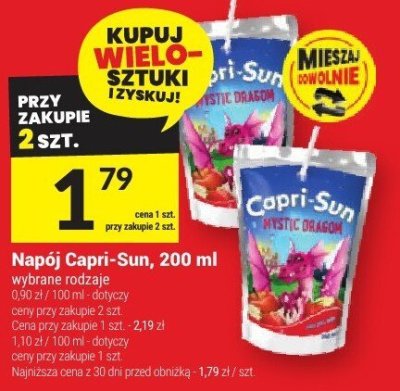 Napój Capri-Sun, 200 ml promocja w Twój Market