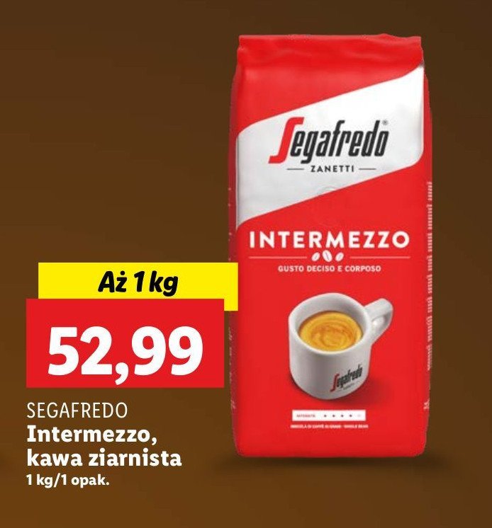 Kawa Segafredo intermezzo promocja