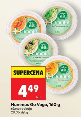 Hummus różne rodzaje 160 g promocja w Biedronka