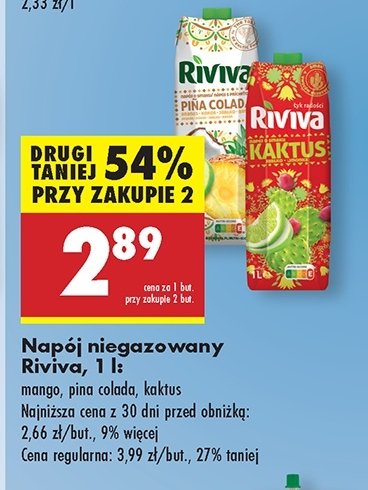 Napój pina colada Riviva promocja