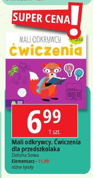 Mali odkrywcy ćwiczenia dla przedszkolaka 4-latka promocja