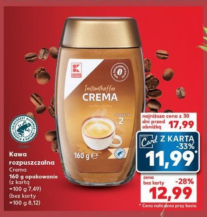 Kawa K-CLASSIC CREMA promocja