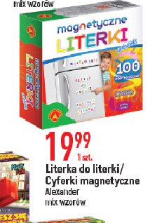 Magnetyczne literki na lod贸wk臋 Alexander promocja
