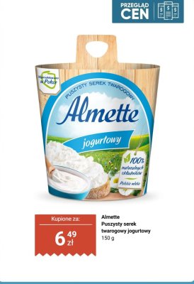 Puszysty serek twarogowy jogurtowy promocja w Biedronka