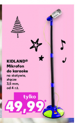 Mikrofon do karaoke Kidland promocja