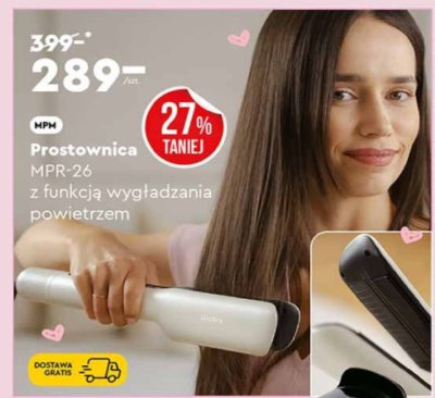 Prostownica MPM MPR-26 z funkcją wygładzania powietrzem promocja w Biedronka