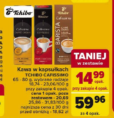 Kawa barista caffe crema Tchibo cafissimo Tchibo cafe promocja